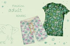 Elephanties in military - patterns Product Image 4
