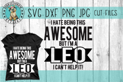 Leo - I hate being this awesome but i&#039;m a, BUNDLE SVG Product Image 1