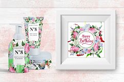 Wedding watercolor bouquets PNG set Product Image 2