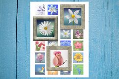 Flowers Printable, Floral Digital, Elegant, Minimalist Product Image 1