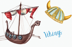 So Swedish - Watercolor Clip Art Set Product Image 3