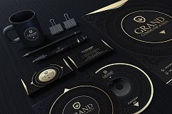 Gold And Black Corporate Identity Product Image 1