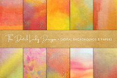 Golden Rainbow Scrapbook Papers Product Image 1