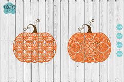 Damask Pumpkin svg, Mandala Pumpkin svg Product Image 1
