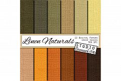Linen Digital Paper - 12 Natural / Neutral Colors Burlap Product Image 1