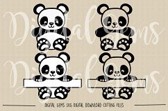 Panda SVG / DXF / EPS / PNG Files Product Image 2