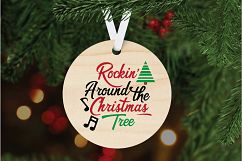 Rockin' Around the Christmas Tree - Christmas SVG Cut File Product Image 2