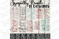 Sympathy SVG Bundle Memorial SVG Set Product Image 1