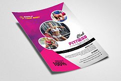 Fitness &amp; Body Shape Flyer Template Product Image 3
