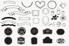 100 HandSketched Vector Elements Product Image 3