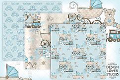 Baby Boy digital paper pack Product Image 4