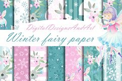 Winter fairy digital patterns Product Image 1