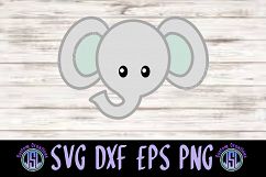 Baby Elephant | SVG DXF EPS PNG Digital Cut File Download Product Image 1