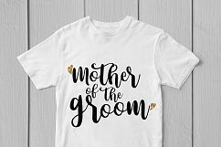 Mother Of The Groom - Wedding SVG EPS DXF PNG Cutting Files Product Image 3