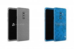 Samsung Galaxy S9 Plus Vinyl Skin Design Mockup 2018 (Front-Back Angled) Product Image 1