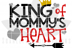 King of Mommy's Heart SVG Product Image 2