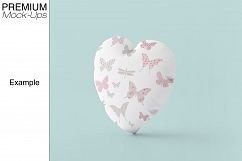 Heart Pillow Mockup Product Image 11