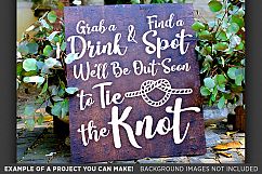 Tie The Knot SVG - Wedding SVG Files - 5503 Product Image 3