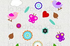 Flowers, mandalas and monogram frames creator pack.  Product Image 7