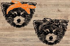 Bearcat whit Orange Bandana SVG Bearcats 1016S Product Image 2