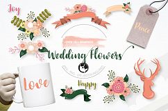 wedding flowers graphics and illustrations Product Image 1