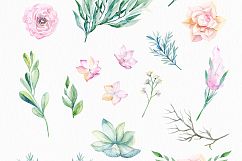 Watercolor Jay &amp; Delicate Flowers Product Image 4