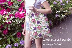 Tote Bage Mockup - Woman walking in garden Product Image 2
