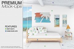 Pillows &amp; Frames Set - Coastal Style Product Image 6