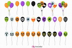 Halloween Balloons clipart Product Image 2