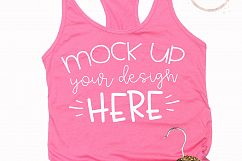 Mock up Next Level 1533 Hot Pink Mockup Product Image 1