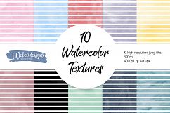 10 Horizontal Striped Watercolor Backgrounds Product Image 1