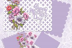 3D Vintage flower decoupage card Product Image 2