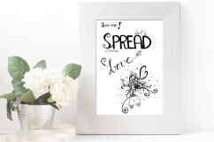 Spread Love Quote Ink Set Product Image 5