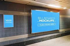 Subway Billboards Mockups Vol.6 Product Image 1