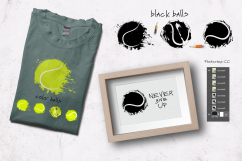 Grunge tennis/Hand drawn/balls Product Image 2