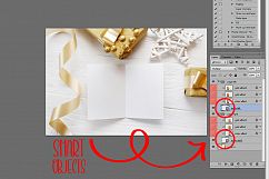 Christmas background mockup with smart object Product Image 8