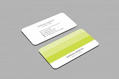 Beautiful Colours Modern Art Business Card Product Image 1