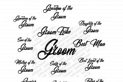 Groom Bridal Bundle SVG Bundle Wedding SVG Instant Download SVG Groom tribe Best Man Svg Cut Files Cricut Files Silhouette family love Product Image 1