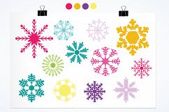 Snowflakes Icons graphics and illustrations Product Image 2