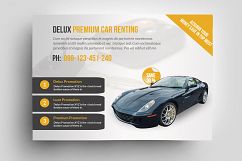 Horizontal Rent A Car Flyer Product Image 3