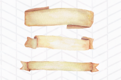 16 Watercolor Banners and Banderitas Product Image 4