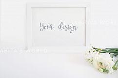 The White Flowers mock ups &amp; photos bundle Product Image 4