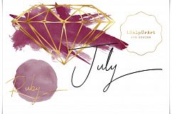 Birth Stones Clipart Product Image 3