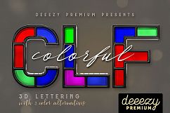 Colorful 3D Lettering Product Image 1