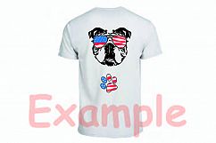 Dogs USA Flag Glasses Paw SVG German shepherd Yorkshire 856S Product Image 4