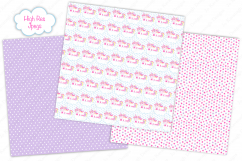 Unicorn Digital Papers, Cute Unicorn Patterns Product Image 3