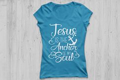 Jesus is my anchor svg, Jesus Svg, Christian Svg, Anchor Svg Product Image 2