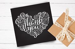 Calligraphy vintage phrase Thank You Product Image 4