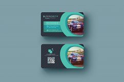 Abstract Business Card in Multicolor Design Template  Product Image 3