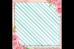 100 Watercolor Diagonal Striped Digital Papers 12 x 12 inch Product Image 2